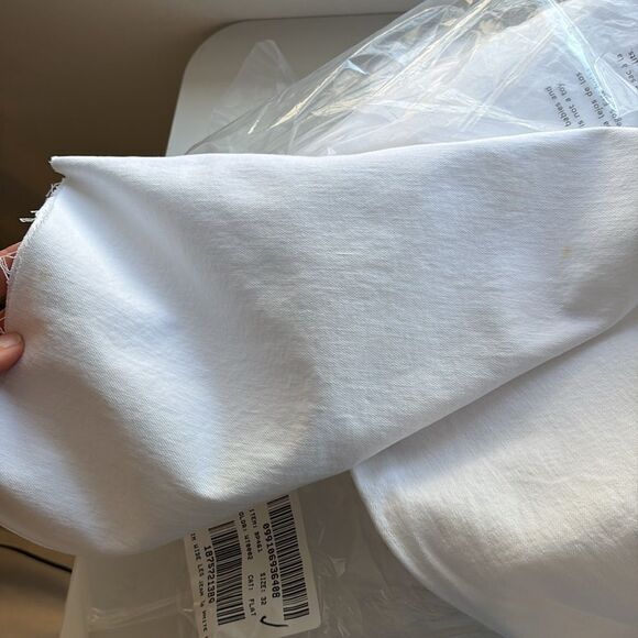 J Crew Slim Wide Leg Jeans Womens Size 32 White - Picture 13 of 15